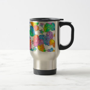 Caneca Térmica Impressionista Pastel Namorados Hearts