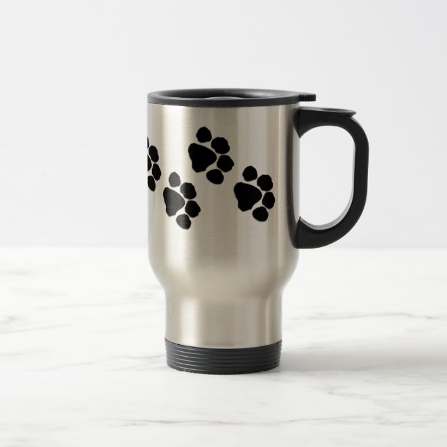 Caneca Térmica Impressões animais da pata (Direita)