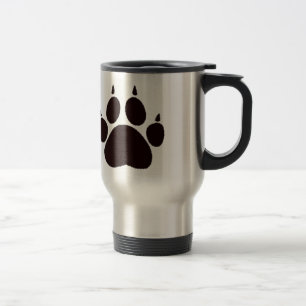 Caneca Térmica Impressões de pata de gato