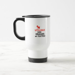Caneca Térmica Imprima seus designs online DIY em Português
