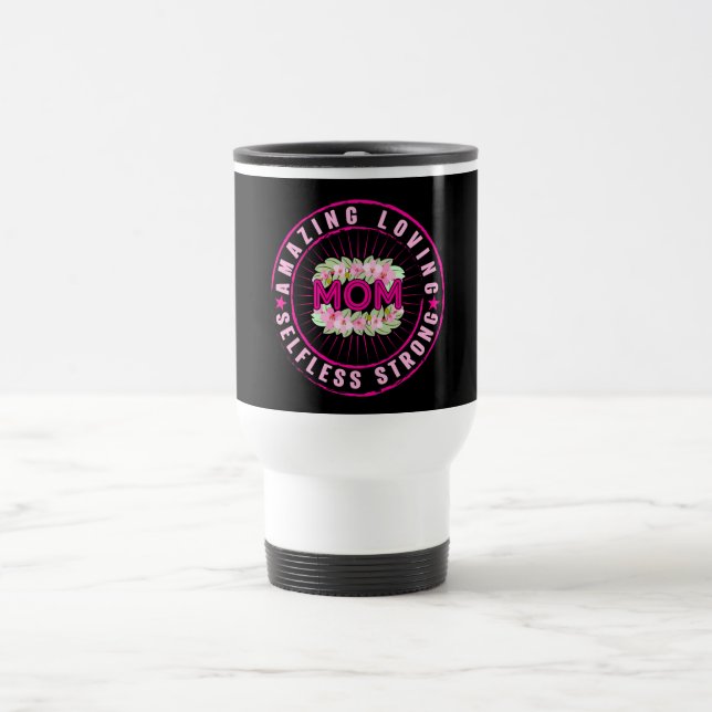 Caneca Térmica Incrível citação da mãe (Centro)