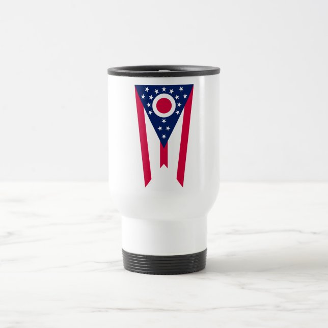 Caneca Térmica Indicador Ohio: A faixa do Estado de Buckeye (Centro)