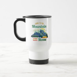 Caneca Térmica Indo para a Montanha Selvagem