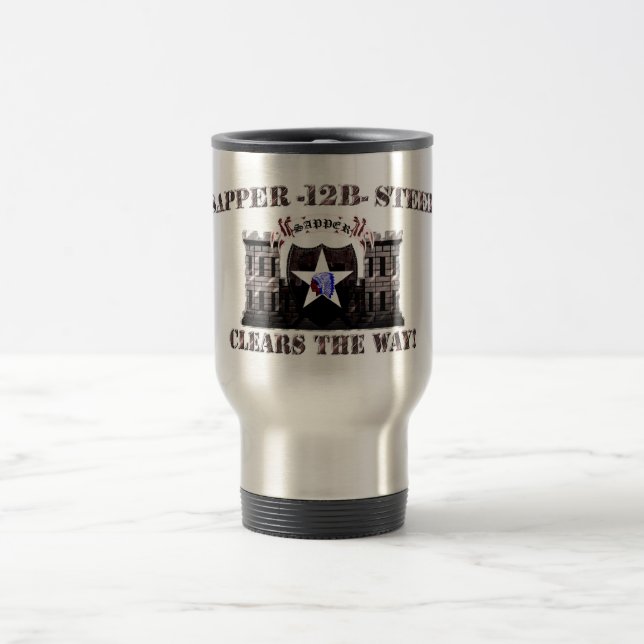 Caneca Térmica Infantaria do aço do Sapper 12B ?a (Centro)