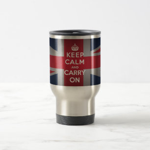 Caneca Térmica Ingleses mantêm 15 onças. Copo de aço inoxidáv