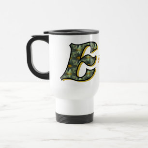 Caneca Térmica Inicial E Monograma de Margarida Personalizado