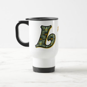 Caneca Térmica Inicial Monograma Daisy Personalizado L