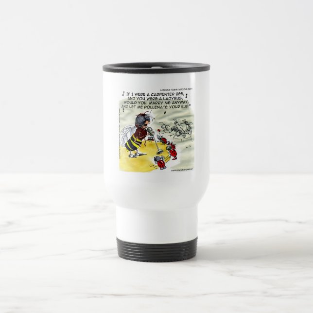 Caneca Térmica Insetos Polinizadores Casa Noturna Cantores Abelha (Centro)