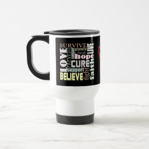 Caneca Térmica Inspiração vermelha da fita