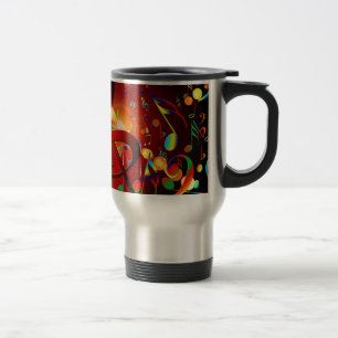 Caneca Térmica Instrumentos das notas da canção & da dança do