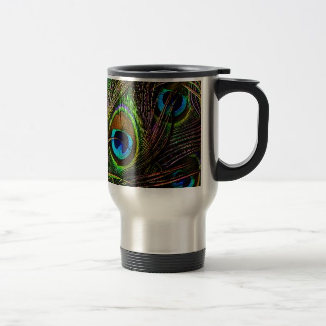 Caneca Térmica Invasão de Penas de Peacock - (Direita)