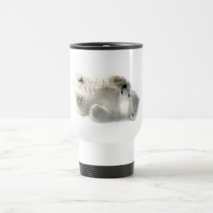 Caneca Térmica Inverno congelado ártico animal bonito de Cub de