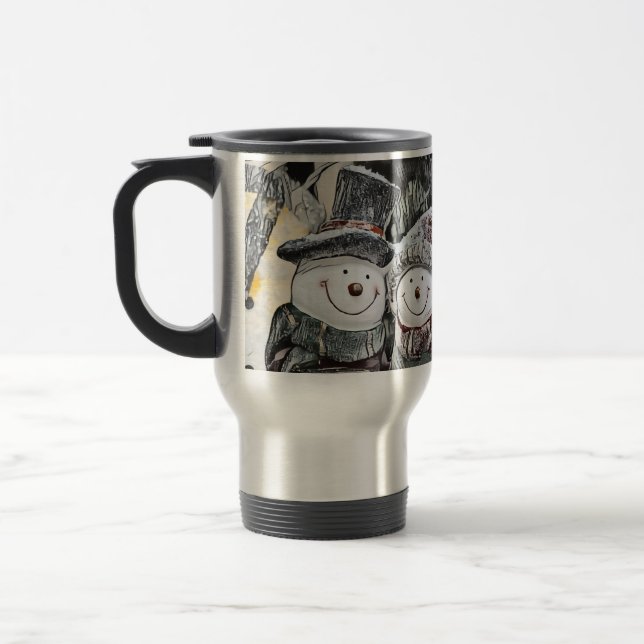 Caneca Térmica Inverno, Neve Natal e Neve Mug (Esquerda)