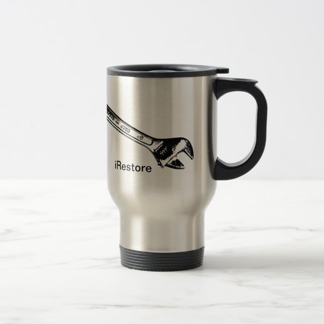 Caneca Térmica iRestore Cara Viagem ao trabalho Mug (Direita)