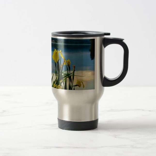 Caneca Térmica Íris Amarelo no Lago Shore (Direita)