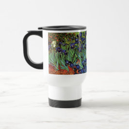 Caneca Térmica Írises de Vincent van Gogh, Arte do Jardim de Vint