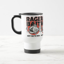 Caneca Térmica Isca de Raiva, Não Alimente os Trolls