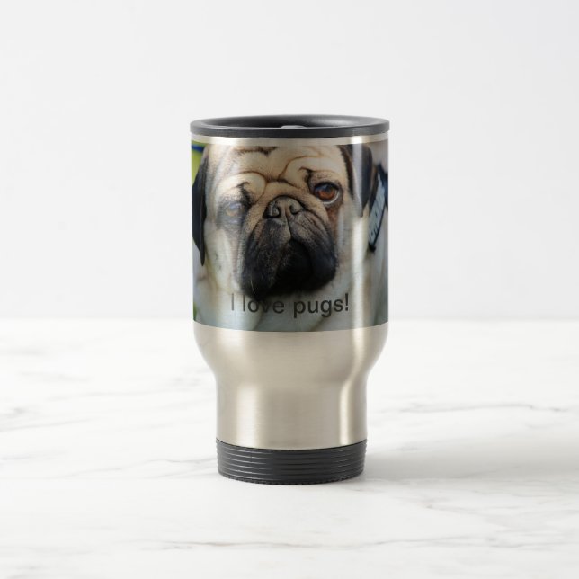 Caneca Térmica J love pugs cup (Centro)