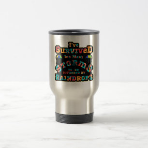 Caneca Térmica Já sobrevivi a muitas tempestades para ser incomod