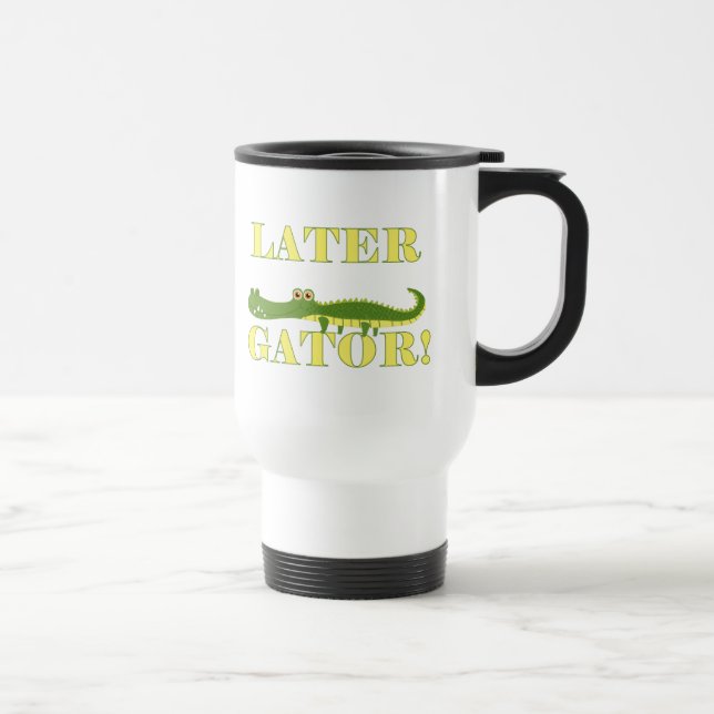 Caneca Térmica Jacaré mais atrasado (Direita)