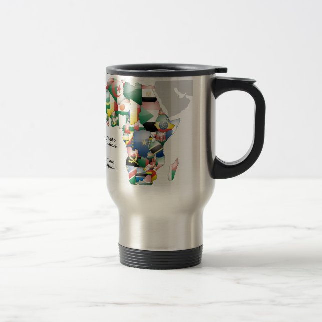 Caneca Térmica Jambo Habari África! Eu amo a África (Direita)
