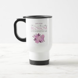 Caneca Térmica Jane Eyre - Sem Flor Transitório - Rosas Rosa