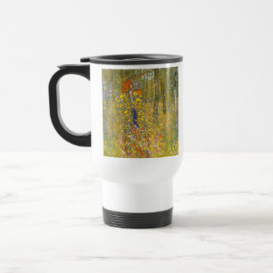 Caneca Térmica Jardim de Fazenda Gustav Klimt com Crucifix