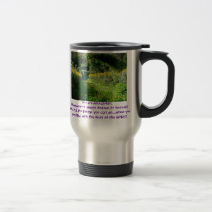 Caneca Térmica Jardim de Monet você é SURPREENDENTE!! lado dobr