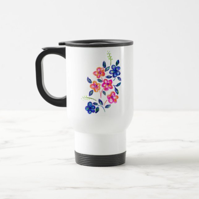 Caneca Térmica Jardim Flor (Esquerda)