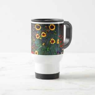 Caneca Térmica Jardim Flor Gustav Klimt