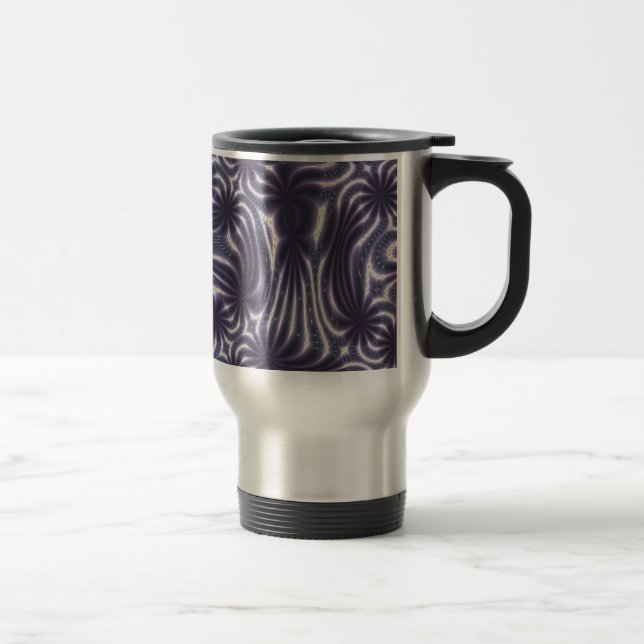 Caneca Térmica Jardim Roxo (Direita)
