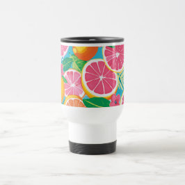 Caneca Térmica Jardim Vibrante de Citrinos 