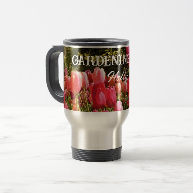 Caneca Térmica Jardinagem Diva Tumbler Térmico (Frente Esquerda)