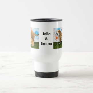 Caneca Térmica Jella = Corgi e Emma = Basset e buldogue do