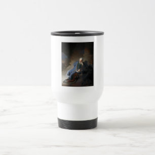 Caneca Térmica Jeremias lamentando a queda de Jerusalém, Rembrand