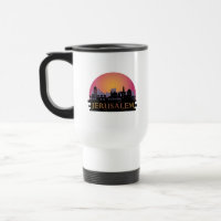 Jerusalém - Linha do horizonte da Cidade Antiga -