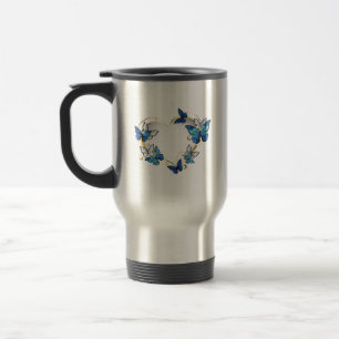 Caneca Térmica Jewelry Heart with Butterflies Morpho