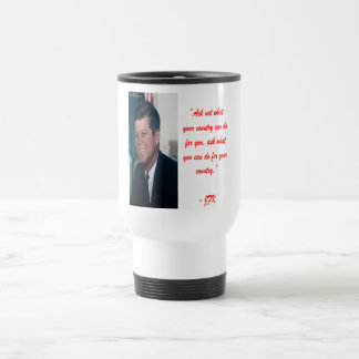Caneca Térmica JFK & Citação Peçam Não