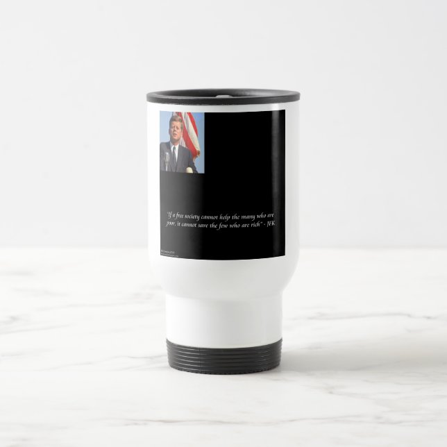 Caneca Térmica JFK salvando a cotação rica e pobre (Centro)