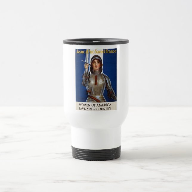 Caneca Térmica Joana d'Arc: A Mama de Orleans, Cavaleiro Heroína (Centro)