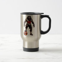 Jogador de Futebol Lobisomem Arte de Terror de Hal