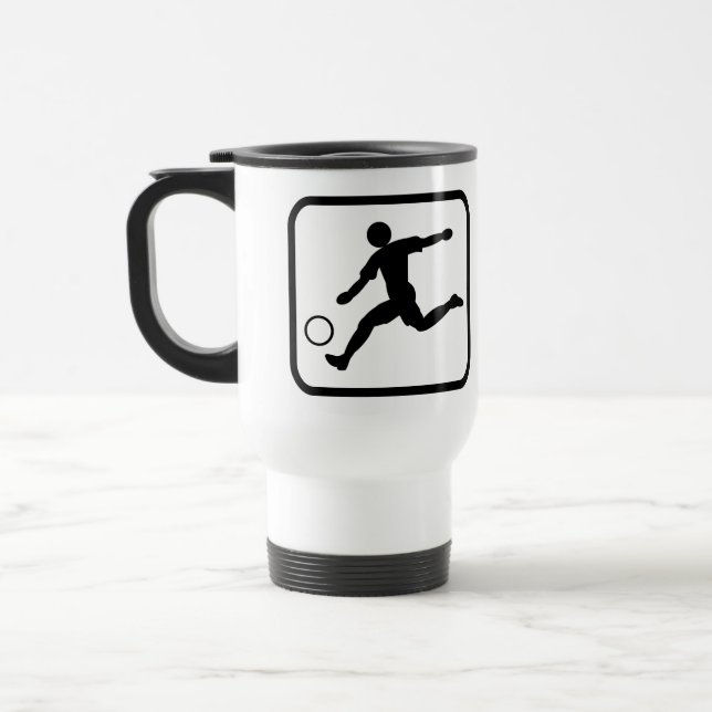 Caneca Térmica Jogador de futebol Pro (Esquerda)