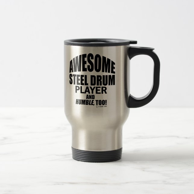 Caneca Térmica Jogador de Tambor de Aço Fantástico (Direita)