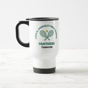 Caneca Térmica Jogador de Tênis Personalizado da Escola de Ensino