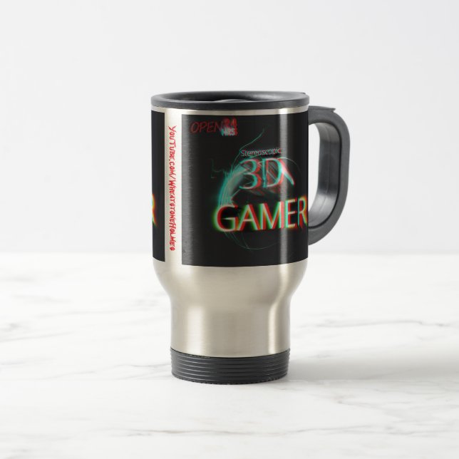 Caneca Térmica Jogador S3D "Metal Edition" (Frente Esquerda)