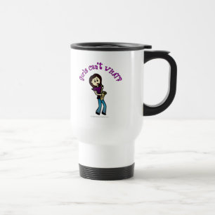 Caneca Térmica Jogadora Saxofônica clara