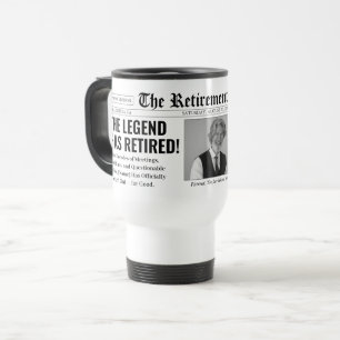 Caneca Térmica Jornal de Retiro Personalizado e Divertido