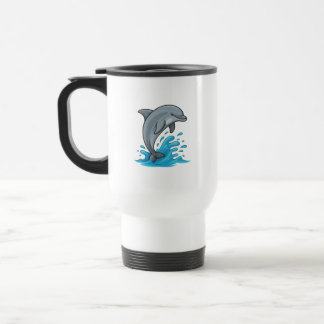Caneca Térmica Joyful Dolphin Splash - Mug