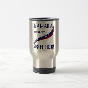 Caneca Térmica Kamala Para O Presidente Juntar-Se A Ela!