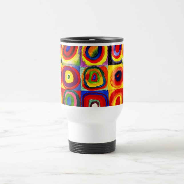 Caneca Térmica Kandinsky Farbstudie Quadrate Esquadra Círculos de (Centro)
